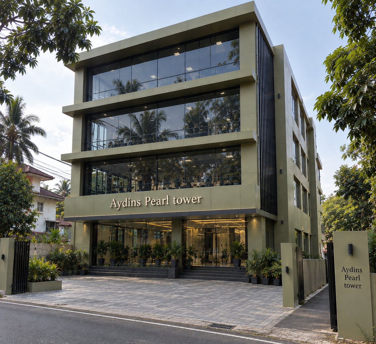 Aydins Pearl Tower - Commercial Building Manjeri